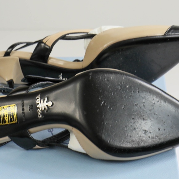 Prada Slingback Kitten Heel 38 Sandal Pump - Picture 7 of 7